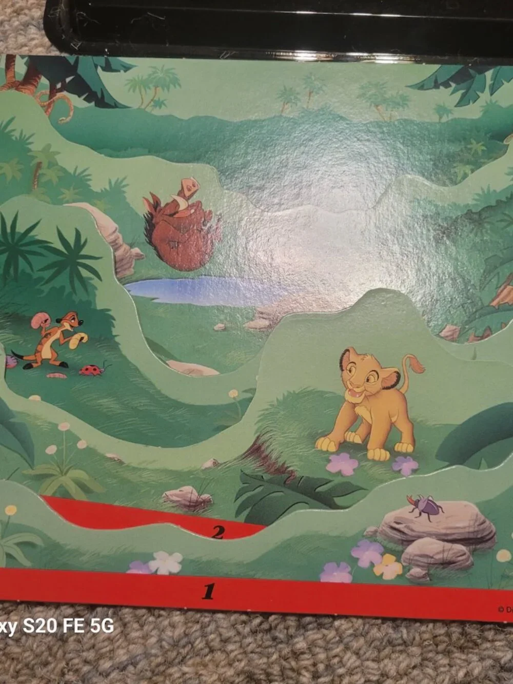 Vintage 1990's The Lion King Matching Game